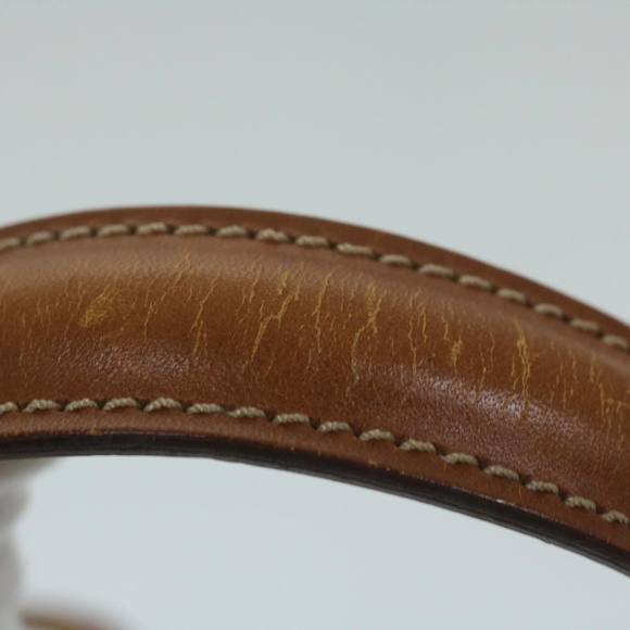 CELINE Macadam Canvas Hand Bag PVC Leather Brown Auth ep2930 - Picture 9 of 16